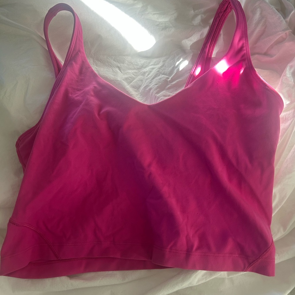 Lululemon Athletica magenta align tank top size 10